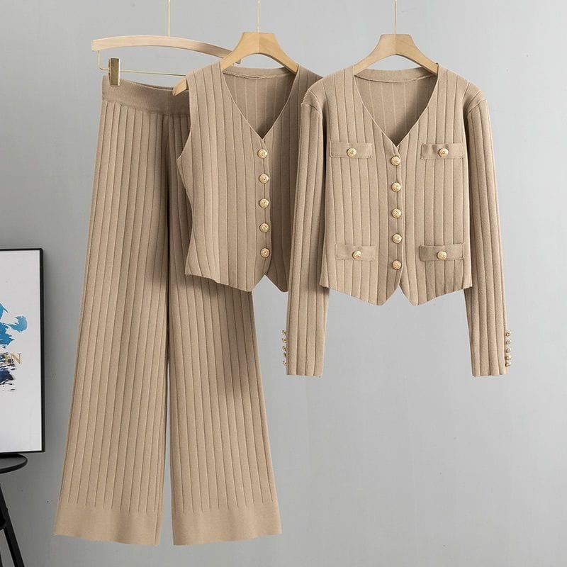 Mocha Woolen Co-ord