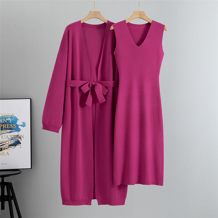 Reverie Dress with Overcoat