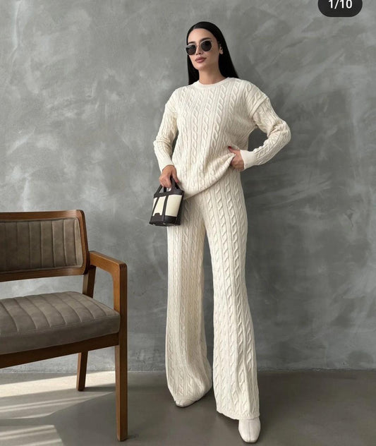 Cable Knit Premium Co-ord