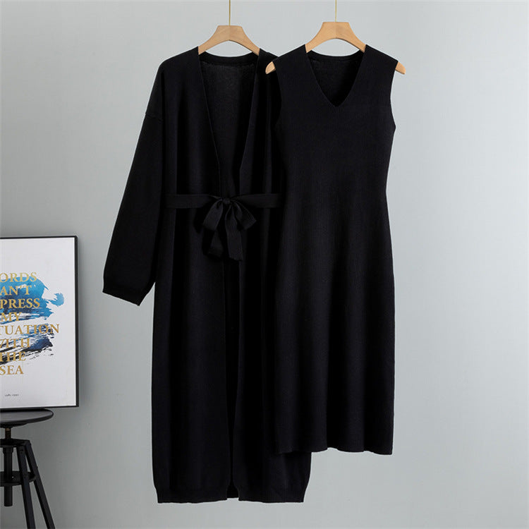 Reverie Dress with Overcoat