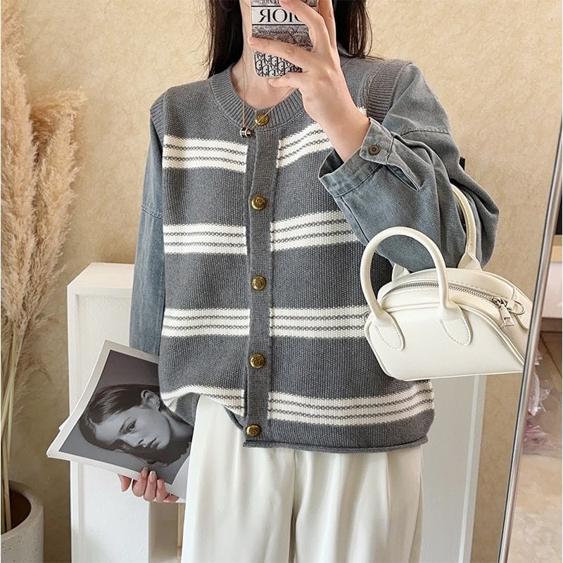 Rihana Denim Cardigan