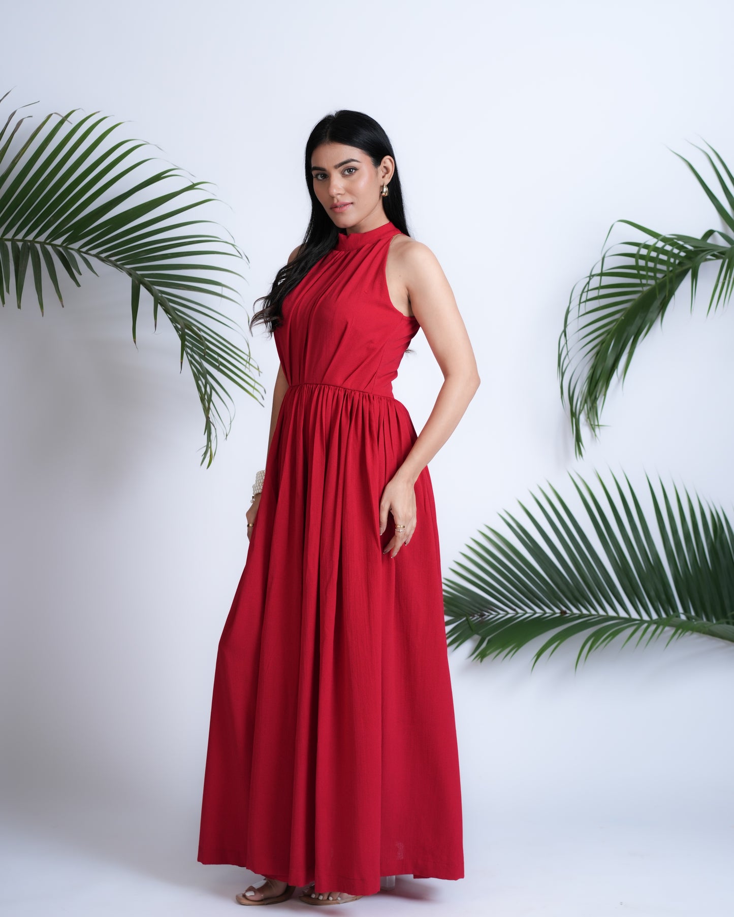 Scarlet Halter Dress