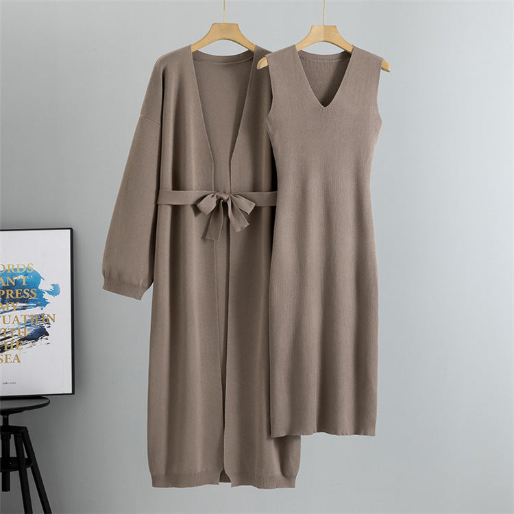 Reverie Dress with Overcoat