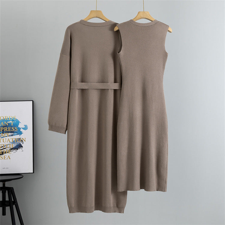 Reverie Dress with Overcoat