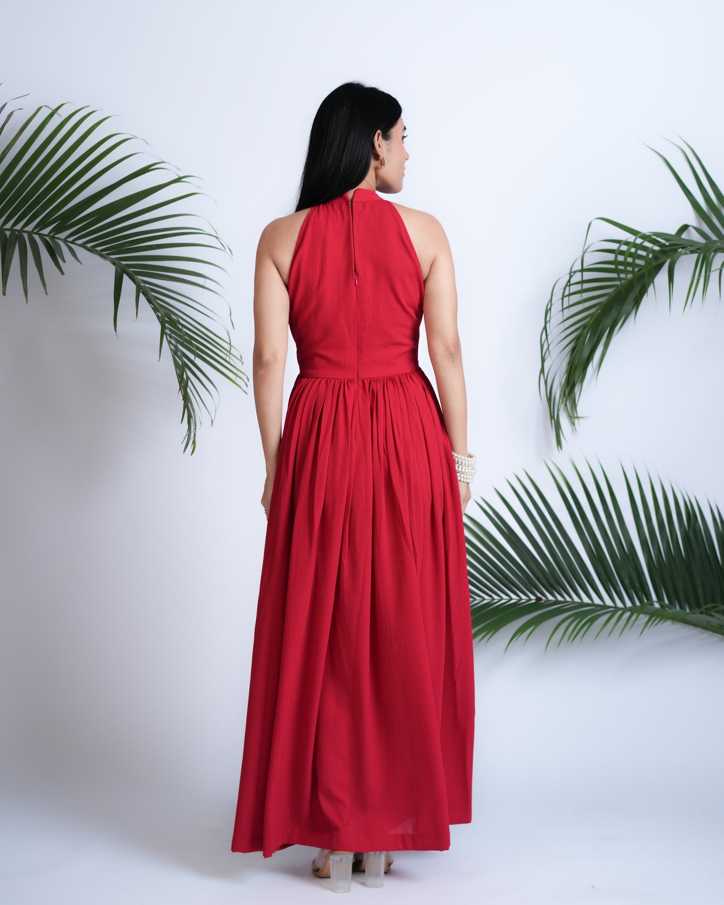 Scarlet Halter Dress