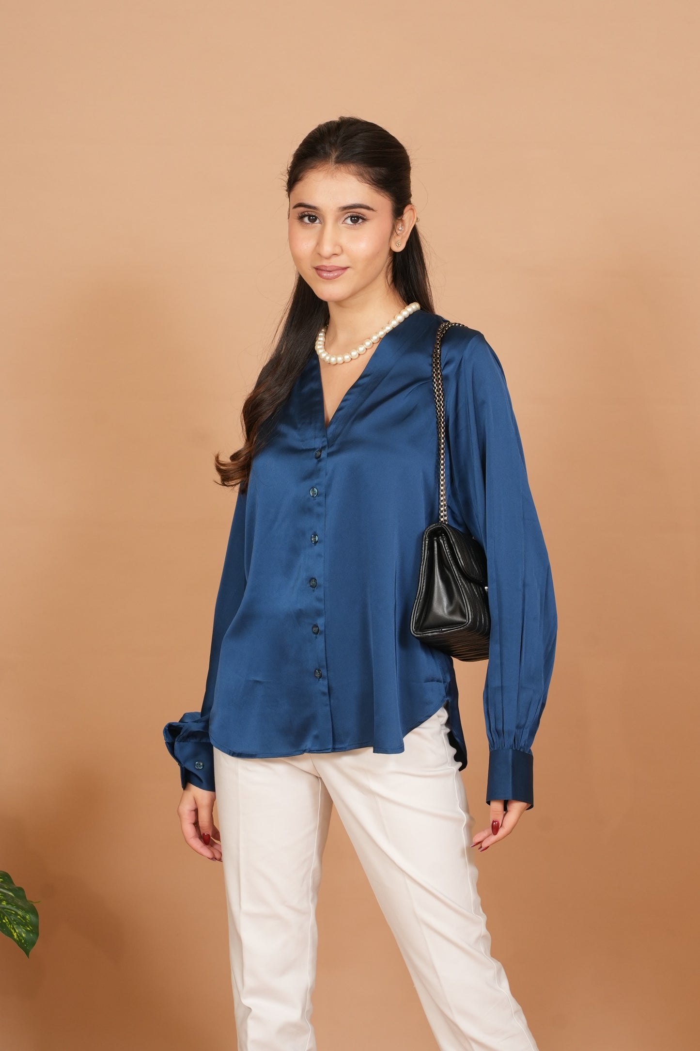 Blue Bliss Satin Shirt