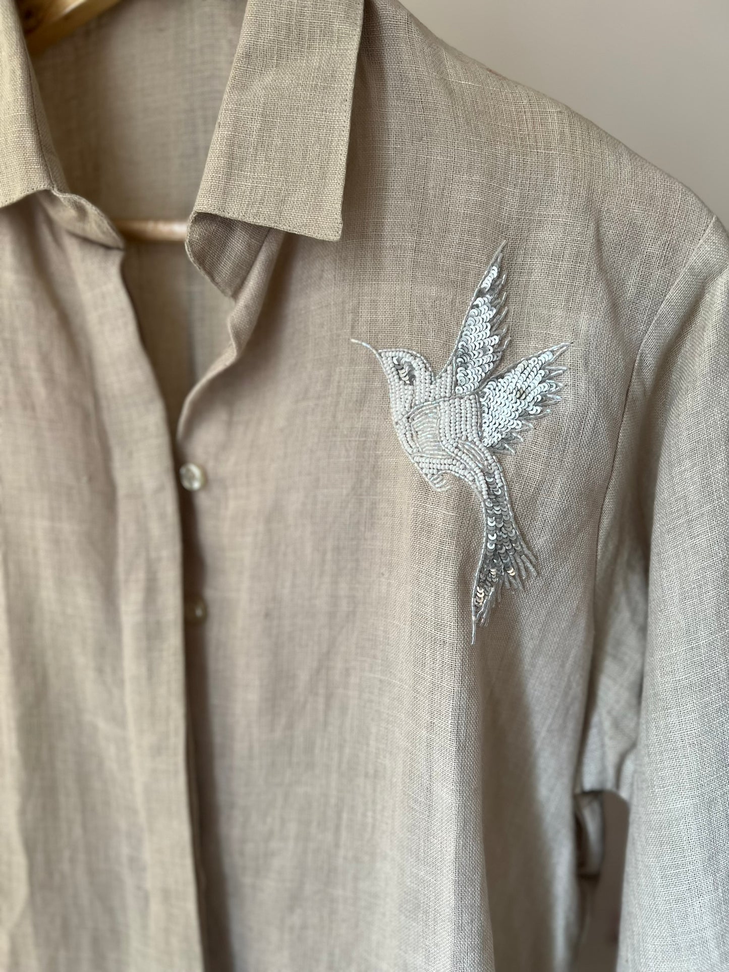 Linen Embroidered Shirt